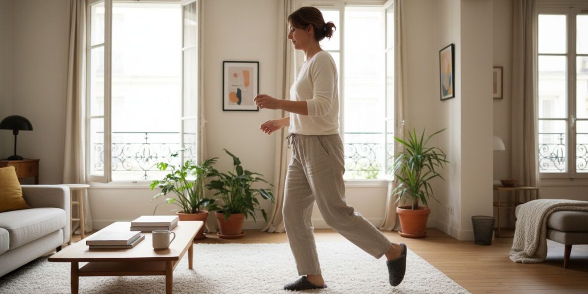 réveiller les jambes lourdes