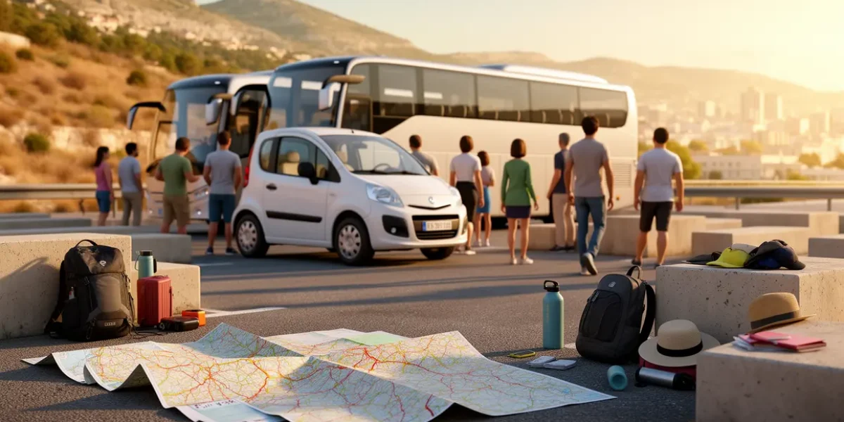 visuel transport de groupe petit budget avec minibus et autocar Aix-Marseille
