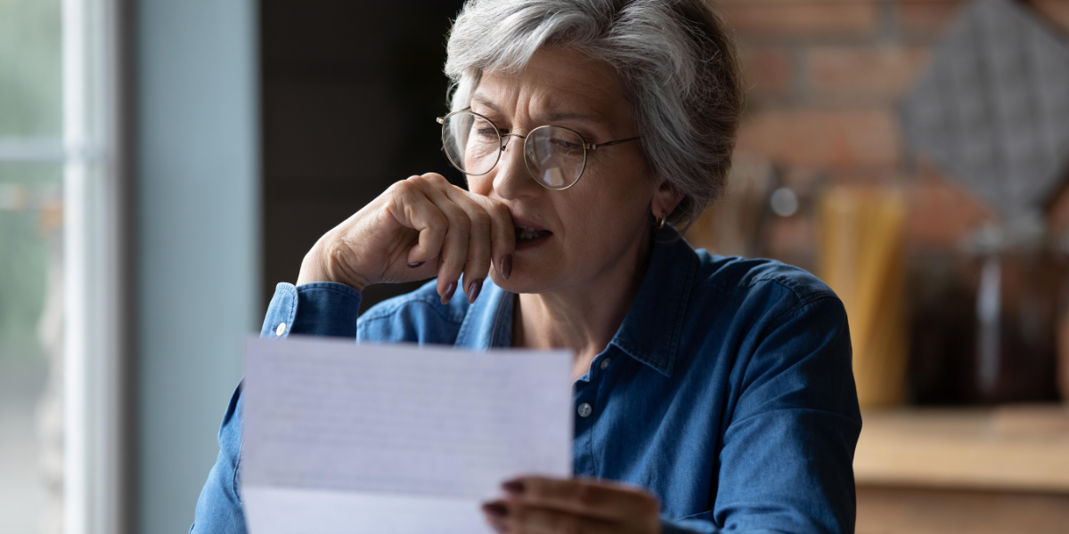 Une lettre qui menace la pension de réversion