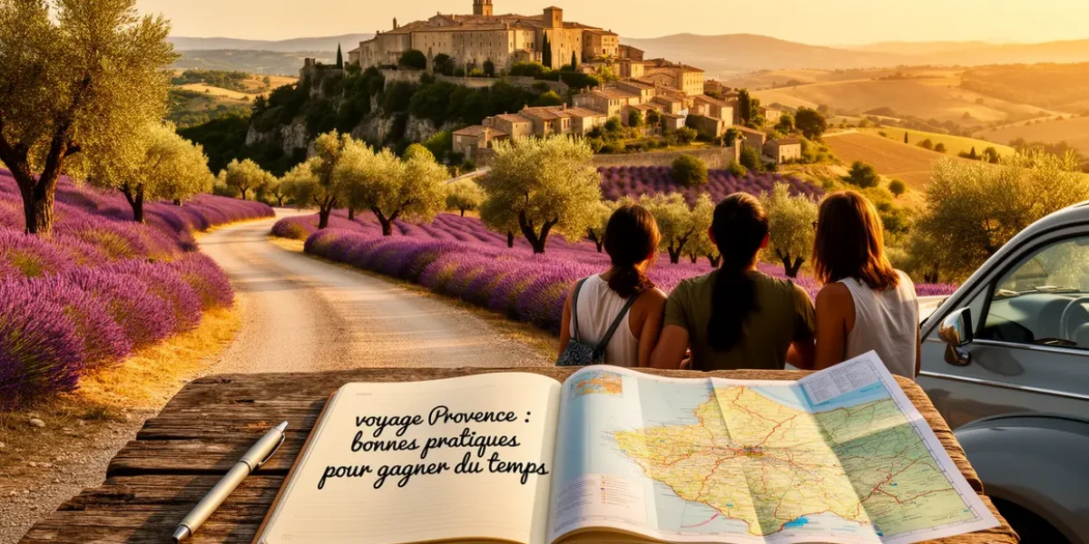 Scène Provence gain de temps carnet planification